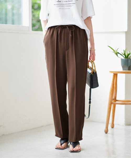 JOURNAL STANDARD（ジャーナルスタンダード）の「リラックスストレッチイージーパンツ（その他パンツ・レディース・ブラック/ブラウン/グリーン系その他・38/36）」の21枚目の写真