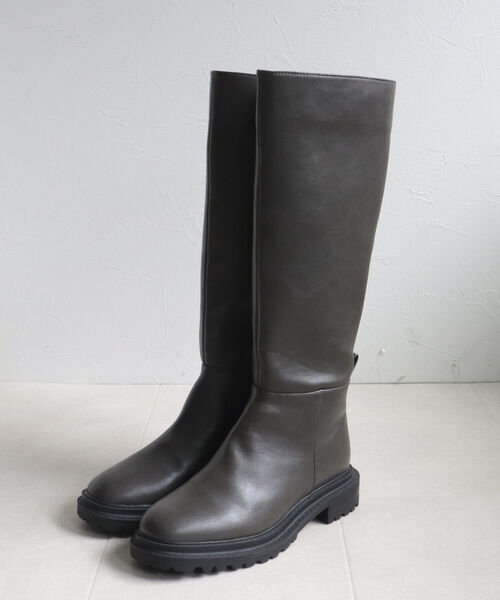 JETEE（ジュテ）の「【JETEE/ジュテ】タンクソール ロングブーツ（ブーツ・レディース・ブラック/オリーブ・24.5/23.5）」の3枚目の写真
