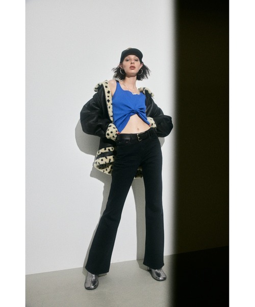 SLY(スライ)の「PATCH STITCH CAP パッチステッチ キャップ(キャップ・レディース・ブラック/グリーン・FREE)」の16枚目の写真