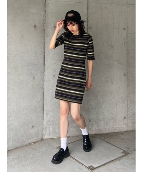 SLY(スライ)の「PATCH STITCH CAP パッチステッチ キャップ(キャップ・レディース・ブラック/グリーン・FREE)」の21枚目の写真