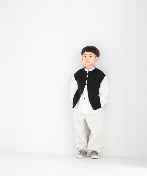 LOWRYS FARM（ローリーズファーム）の「ホワイトシャツＬＳ　157845（シャツ/ブラウス・キッズ・ホワイト系その他/ホワイト系その他2/ホワイト系その他3/ホワイト系その他4/サックスブルー・110cm/120cm/130cm/140cm/150cm）」の12枚目の写真