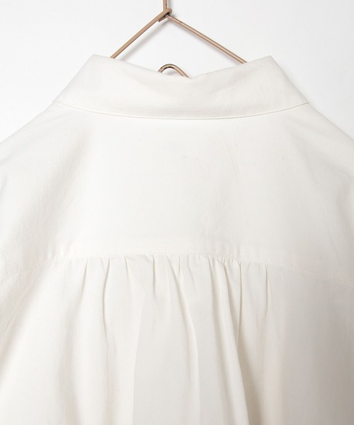 LOWRYS FARM（ローリーズファーム）の「ホワイトシャツＬＳ　157845（シャツ/ブラウス・キッズ・ホワイト系その他/ホワイト系その他2/ホワイト系その他3/ホワイト系その他4/サックスブルー・110cm/120cm/130cm/140cm/150cm）」の10枚目の写真