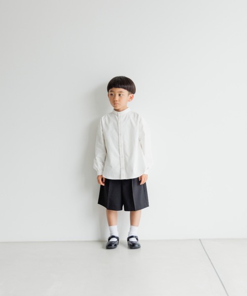 LOWRYS FARM（ローリーズファーム）の「ホワイトシャツＬＳ　157845（シャツ/ブラウス・キッズ・ホワイト系その他/ホワイト系その他2/ホワイト系その他3/ホワイト系その他4/サックスブルー・110cm/120cm/130cm/140cm/150cm）」の21枚目の写真