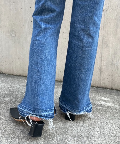 CIAOPANIC(チャオパニック)の「フレアデニムKELLY(デニムパンツ・レディース・ブルー/ネイビー・MEDIUM/SMALL)」の13枚目の写真