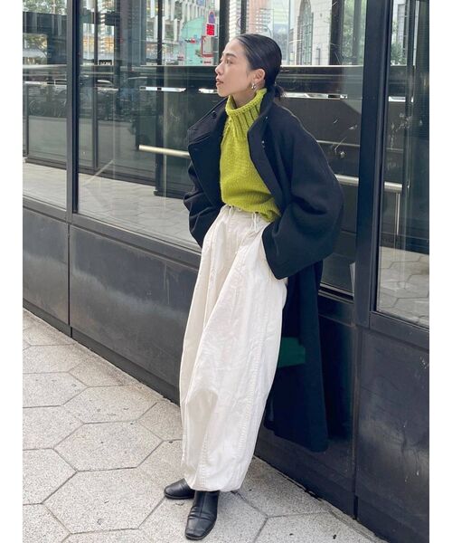 Ungrid(アングリッド)の「スタンドカラールーズコート(その他アウター・レディース・ヘザーグレー/ブラック/ダークグリーン・SMALL/MEDIUM)」の7枚目の写真