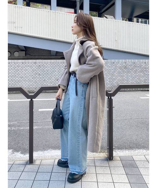 Ungrid(アングリッド)の「スタンドカラールーズコート(その他アウター・レディース・ヘザーグレー/ブラック/ダークグリーン・SMALL/MEDIUM)」の14枚目の写真