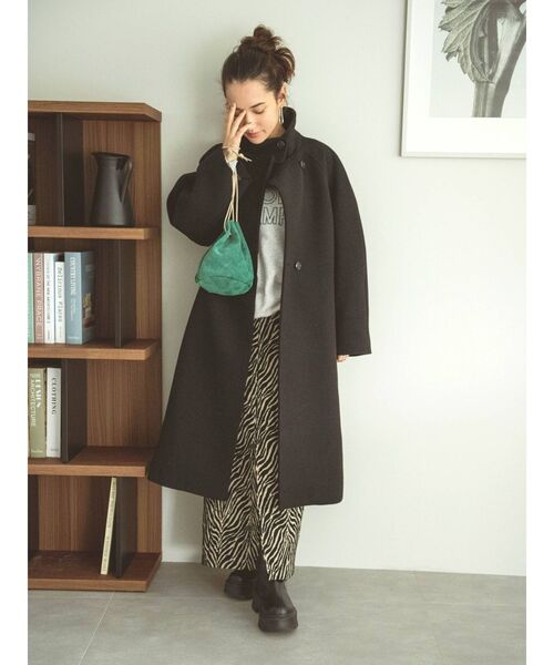 Ungrid(アングリッド)の「スタンドカラールーズコート(その他アウター・レディース・ヘザーグレー/ブラック/ダークグリーン・SMALL/MEDIUM)」の20枚目の写真