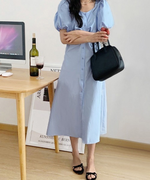 セール パフスリーブaラインワンピース ワンピース Doux Belle ドゥーベル のファッション通販 Zozotown