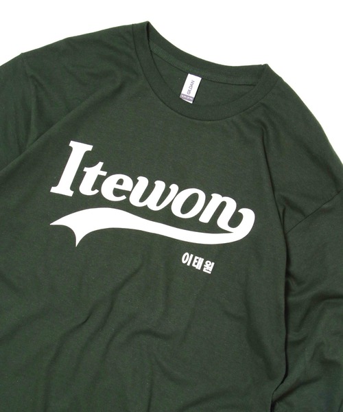 GILDAN(ギルダン)の「【GILDAN/ギルダン】韓国シティ カレッジロゴ プリントロングTシャツ ユニセックス/韓国/KOREA(Tシャツ/カットソー・メンズ・ホワイト/ブラック/パープル/グリーン・LL/3L/L)」の11枚目の写真