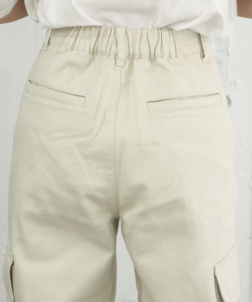 tiptop（ティップトップ）の「【2サイズ展開】カーゴパンツ【web限定Sサイズあり】（カーゴパンツ・レディース・ブラック/カーキ/アイボリー・S/M）」の12枚目の写真