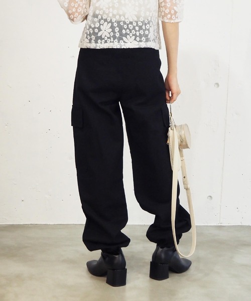 tiptop（ティップトップ）の「【2サイズ展開】カーゴパンツ【web限定Sサイズあり】（カーゴパンツ・レディース・ブラック/カーキ/アイボリー・S/M）」の18枚目の写真