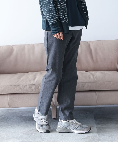 THE SHOP TK （ザ ショップ ティーケー ）の「◆【1週間穿ける】7DAYS杢ヘリンボンストレッチテーパードパンツ（その他パンツ・メンズ・ネイビー/ダークブラウン系1/ベージュ/グレー系その他/チャコールグレー・05/04/03/01/02）」の8枚目の写真