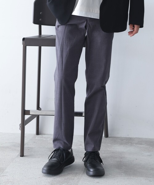 THE SHOP TK （ザ ショップ ティーケー ）の「◆【1週間穿ける】7DAYS杢ヘリンボンストレッチテーパードパンツ（その他パンツ・メンズ・ネイビー/ダークブラウン系1/ベージュ/グレー系その他/チャコールグレー・05/04/03/01/02）」の17枚目の写真