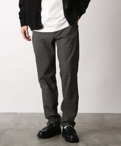 THE SHOP TK （ザ ショップ ティーケー ）の「◆【1週間穿ける】7DAYS杢ヘリンボンストレッチテーパードパンツ（その他パンツ・メンズ・ネイビー/ダークブラウン系1/ベージュ/グレー系その他/チャコールグレー・05/04/03/01/02）」の3枚目の写真