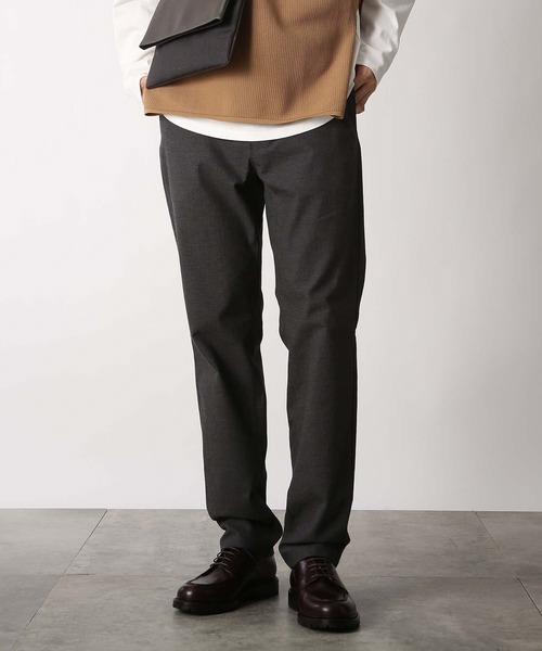 THE SHOP TK （ザ ショップ ティーケー ）の「◆【1週間穿ける】7DAYS杢ヘリンボンストレッチテーパードパンツ（その他パンツ・メンズ・ネイビー/ダークブラウン系1/ベージュ/グレー系その他/チャコールグレー・05/04/03/01/02）」の2枚目の写真