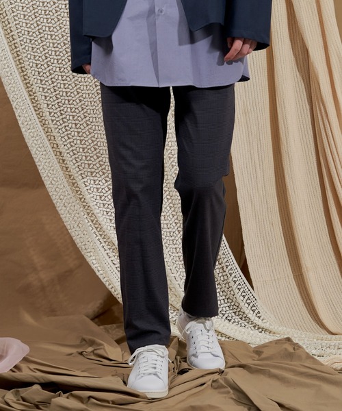 THE SHOP TK （ザ ショップ ティーケー ）の「◆【1週間穿ける】7DAYS杢ヘリンボンストレッチテーパードパンツ（その他パンツ・メンズ・ネイビー/ダークブラウン系1/ベージュ/グレー系その他/チャコールグレー・05/04/03/01/02）」の18枚目の写真