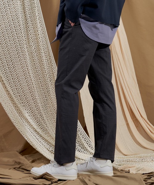 THE SHOP TK （ザ ショップ ティーケー ）の「◆【1週間穿ける】7DAYS杢ヘリンボンストレッチテーパードパンツ（その他パンツ・メンズ・ネイビー/ダークブラウン系1/ベージュ/グレー系その他/チャコールグレー・05/04/03/01/02）」の19枚目の写真