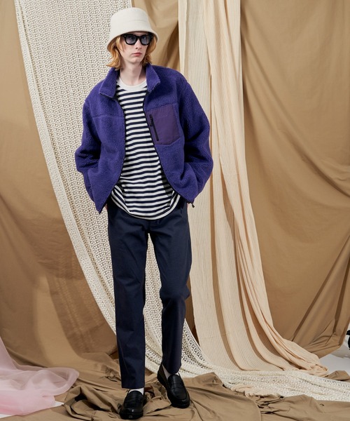 THE SHOP TK （ザ ショップ ティーケー ）の「◆【1週間穿ける】7DAYS杢ヘリンボンストレッチテーパードパンツ（その他パンツ・メンズ・ネイビー/ダークブラウン系1/ベージュ/グレー系その他/チャコールグレー・05/04/03/01/02）」の20枚目の写真