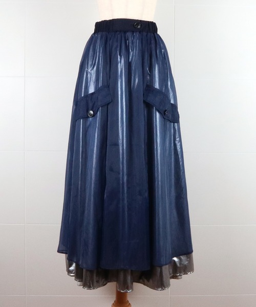 セール】メタリックリバーシブルスカート（スカート）｜AULA AILA