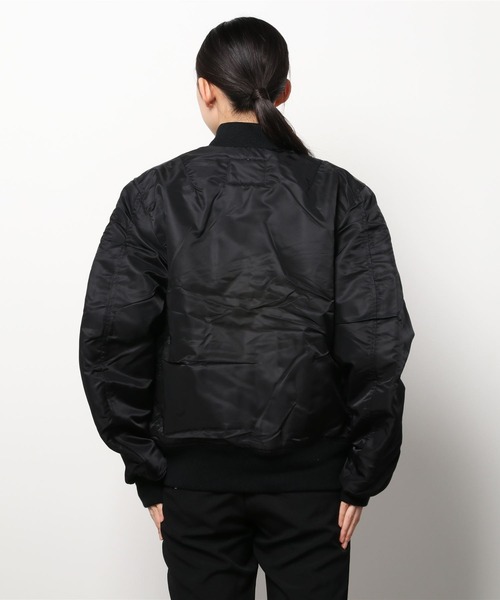 603（ロクマルサン）の「603 MA-1 EMBLEM（ブルゾン・レディース・ブラック・FREE）」の3枚目の写真