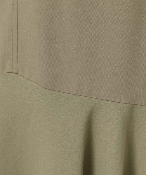 mysty woman(ミスティウーマン)の「マーメイド異素材スカート 162795(スカート・レディース・ダークブラウン/ライトベージュ・FREE)」の16枚目の写真