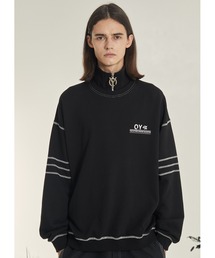 OY | 『OY/オーワイ』STITCH LINE ZIPPER POLA MTM/ステッチ ライン ジッパーポーラ スウェットシャツ プルオーバートレーナー(パーカー)