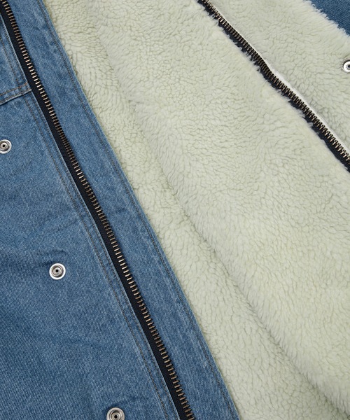 FACETASM(ファセッタズム)の「Sherpa Denim Jacket(デニムジャケット・メンズ・インディゴブルー・4)」の3枚目の写真