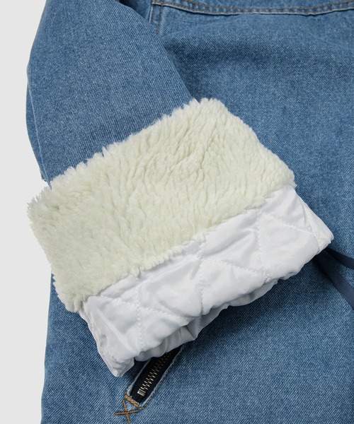 FACETASM(ファセッタズム)の「Sherpa Denim Jacket(デニムジャケット・メンズ・インディゴブルー・4)」の4枚目の写真