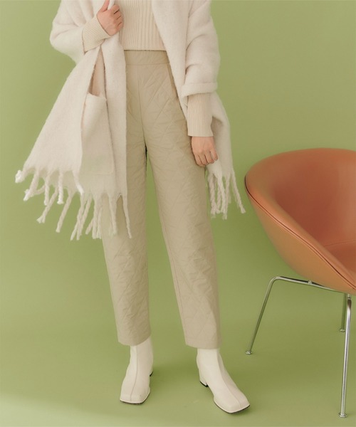 キルティングテーパードパンツ(その他パンツ)|titivate(ティティベイト)の ...