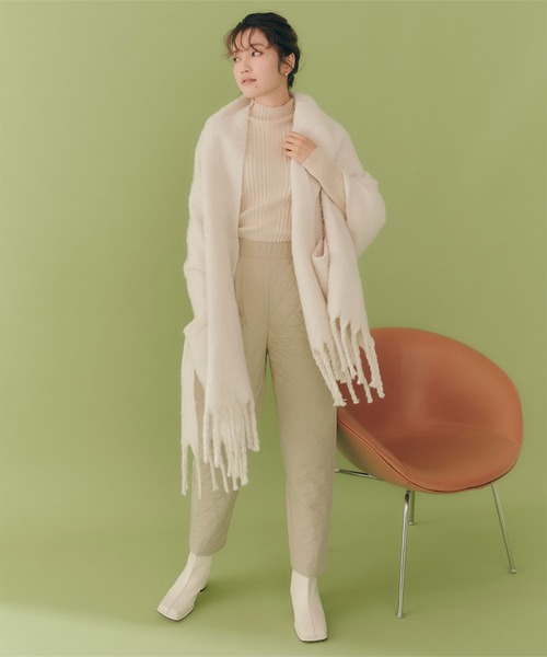 titivate(ティティベイト)の「キルティングテーパードパンツ(その他パンツ・レディース・ブラック/アイボリー/グレイッシュベージュ・S/L/M)」の8枚目の写真