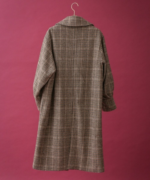 N.(N. Natural Beauty Basic)(エヌエヌナチュラルビューティーベーシック)の「【S Size Line】◆タックスリーブチェスターコ-ト(チェスターコート・レディース・ブラック/ベージュ/チェック・SMALL/MEDIUM)」の18枚目の写真