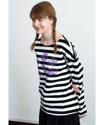 シロップ． | きらら舎コラボ！　太ボーダー鉱物プリントＴシャツ(Tシャツ/カットソー)