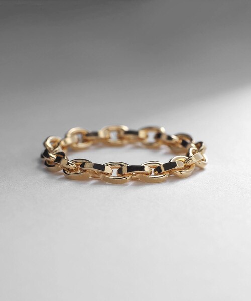 COCOSHNIK（ココシュニック）の「シルバー チェーンリング グリームチェーン GP（リング・レディース・ホワイト系その他7・10/13/16）」の9枚目の写真