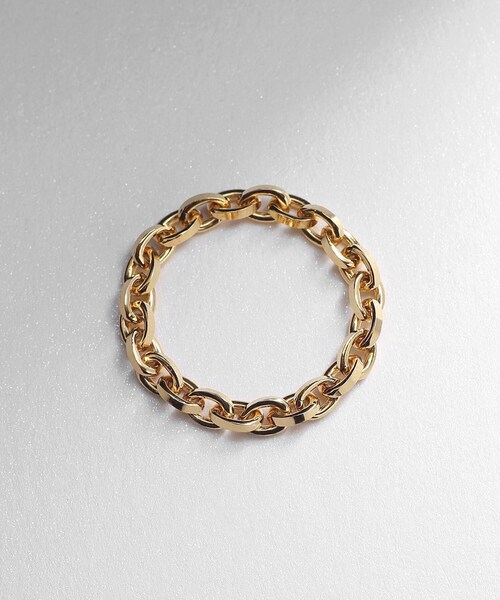 COCOSHNIK（ココシュニック）の「シルバー チェーンリング グリームチェーン GP（リング・レディース・ホワイト系その他7・10/13/16）」の8枚目の写真