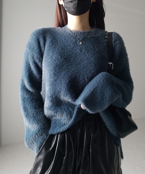 THE TOE シャギーニット セール】※※【 新色追加／10color 】カラーリッチシャギー