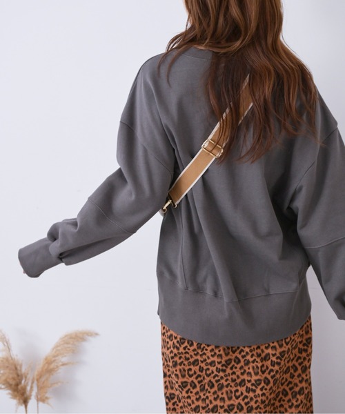 FREE'S MART（フリーズマート）の「◆フロッキーカレッジロゴスウェット（Tシャツ/カットソー・レディース・ホワイト/ブラック/グリーン・FREE）」の21枚目の写真