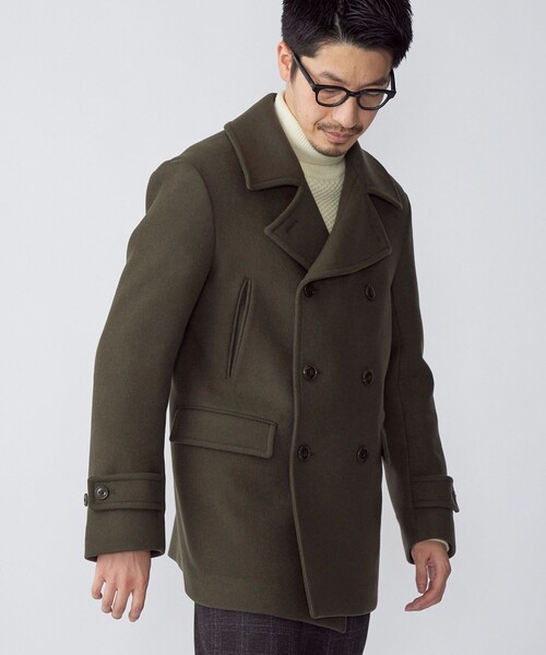 シップス　リングヂャケット　ダブルブレスト　ウールコート　着用感のない美品 RING JACKET OUTLET