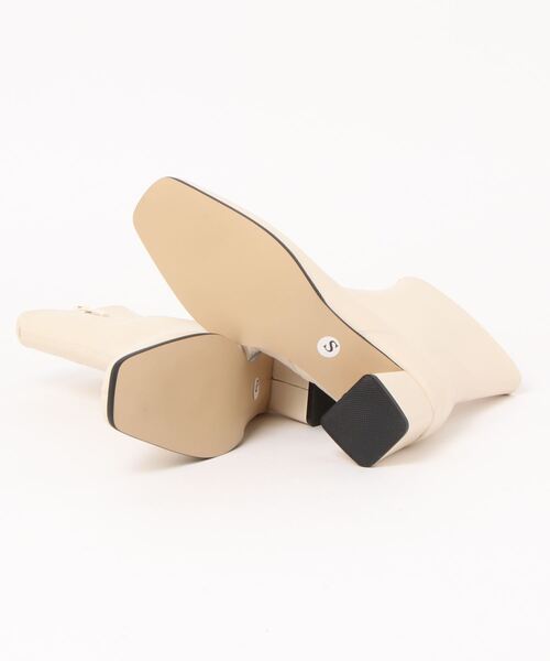 NOISE MAKER（ノイズメーカー）の「スクエアショートブーツ（ブーツ・レディース・ブラック/オフホワイト・S/M/L）」の10枚目の写真