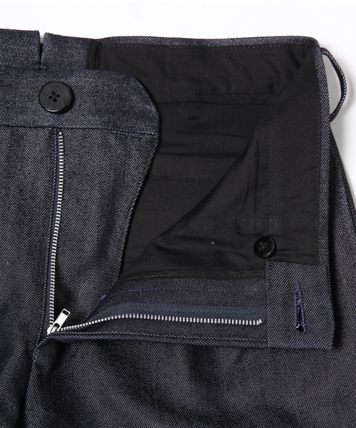 EDIFICE（エディフィス）の「◇コットン/シルク デニムワンダーツテーパードトラウザー（デニムパンツ・メンズ・ネイビー・48/46/44）」の10枚目の写真