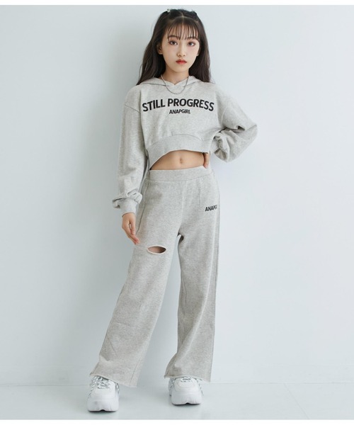 anuans◆大人気完売品フォルムスウェットトップス＆パンツ セットアップ anuans（アニュアンス） セットアップ スウェットセットアップ