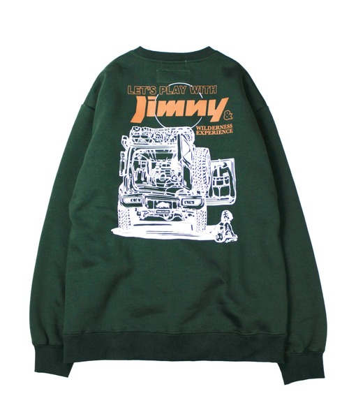 WILDERNESS EXPERIENCE(ウィルダネスエクスペリエンス)の「WILDERNESS EXPERIENCE ウィルダネス × ジムニー ラゲッジスペース クルーネック スウェット(スウェット・メンズ・グレー/ホワイト/ブラック/グリーン・LARGE/MEDIUM/X-LARGE)」の11枚目の写真