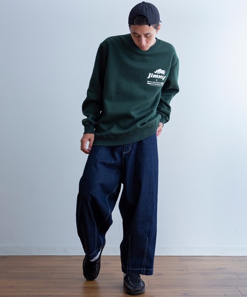 WILDERNESS EXPERIENCE(ウィルダネスエクスペリエンス)の「WILDERNESS EXPERIENCE ウィルダネス × ジムニー ラゲッジスペース クルーネック スウェット(スウェット・メンズ・グレー/ホワイト/ブラック/グリーン・LARGE/MEDIUM/X-LARGE)」の5枚目の写真