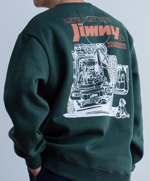 WILDERNESS EXPERIENCE(ウィルダネスエクスペリエンス)の「WILDERNESS EXPERIENCE ウィルダネス × ジムニー ラゲッジスペース クルーネック スウェット(スウェット・メンズ・グレー/ホワイト/ブラック/グリーン・LARGE/MEDIUM/X-LARGE)」の6枚目の写真