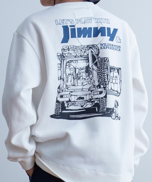 WILDERNESS EXPERIENCE(ウィルダネスエクスペリエンス)の「WILDERNESS EXPERIENCE ウィルダネス × ジムニー ラゲッジスペース クルーネック スウェット(スウェット・メンズ・グレー/ホワイト/ブラック/グリーン・LARGE/MEDIUM/X-LARGE)」の8枚目の写真