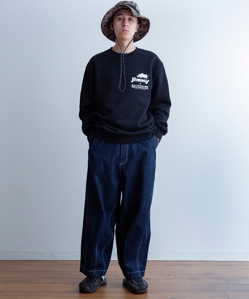 WILDERNESS EXPERIENCE(ウィルダネスエクスペリエンス)の「WILDERNESS EXPERIENCE ウィルダネス × ジムニー ラゲッジスペース クルーネック スウェット(スウェット・メンズ・グレー/ホワイト/ブラック/グリーン・LARGE/MEDIUM/X-LARGE)」の9枚目の写真