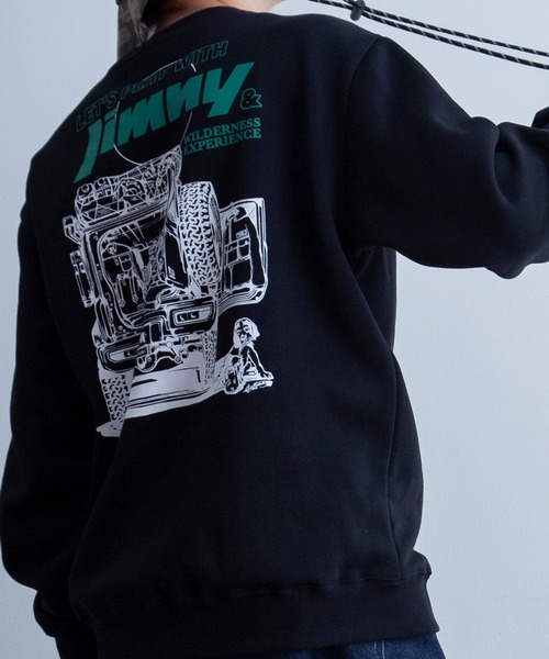WILDERNESS EXPERIENCE(ウィルダネスエクスペリエンス)の「WILDERNESS EXPERIENCE ウィルダネス × ジムニー ラゲッジスペース クルーネック スウェット(スウェット・メンズ・グレー/ホワイト/ブラック/グリーン・LARGE/MEDIUM/X-LARGE)」の10枚目の写真