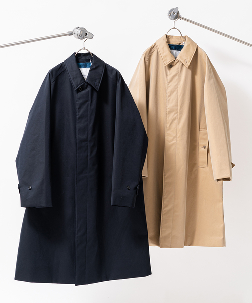 nanamica(ナナミカ)の「【nanamica / ナナミカ】 GORE-TEX Balmacaan Coat(ステンカラーコート・メンズ・ネイビー/ベージュ・SMALL/MEDIUM)」の9枚目の写真