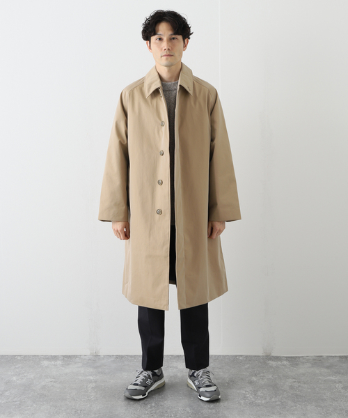 nanamica(ナナミカ)の「【nanamica / ナナミカ】 GORE-TEX Balmacaan Coat(ステンカラーコート・メンズ・ネイビー/ベージュ・SMALL/MEDIUM)」の12枚目の写真