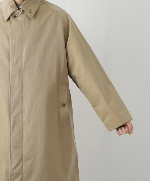 nanamica(ナナミカ)の「【nanamica / ナナミカ】 GORE-TEX Balmacaan Coat(ステンカラーコート・メンズ・ネイビー/ベージュ・SMALL/MEDIUM)」の19枚目の写真