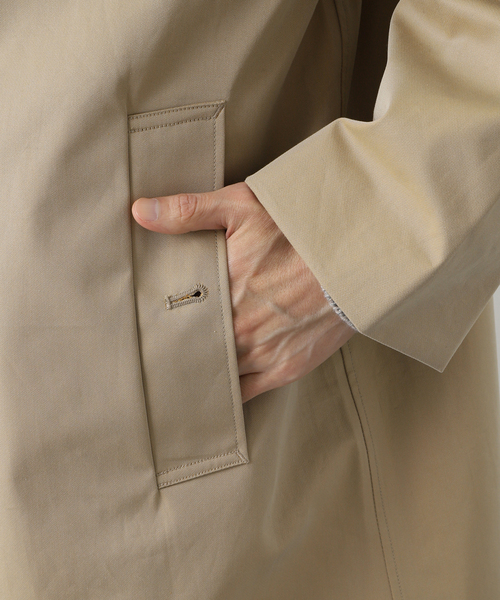 nanamica(ナナミカ)の「【nanamica / ナナミカ】 GORE-TEX Balmacaan Coat(ステンカラーコート・メンズ・ネイビー/ベージュ・SMALL/MEDIUM)」の22枚目の写真